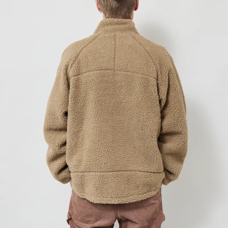 Gramicci Reversible Sherpa Jacket Beige Tan-4