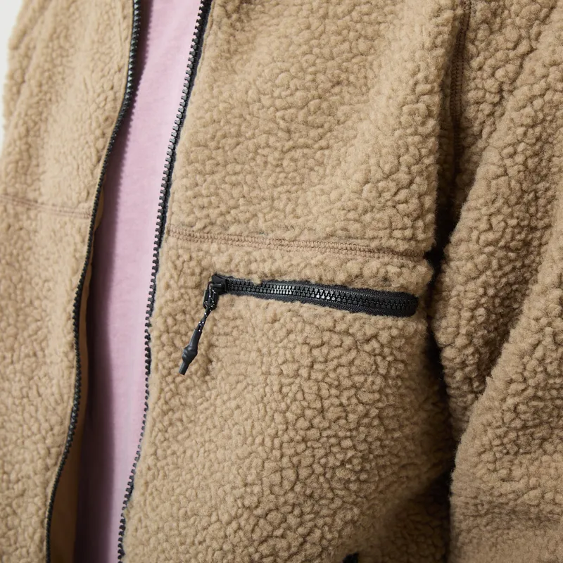 Gramicci Reversible Sherpa Jacket Beige Tan-8