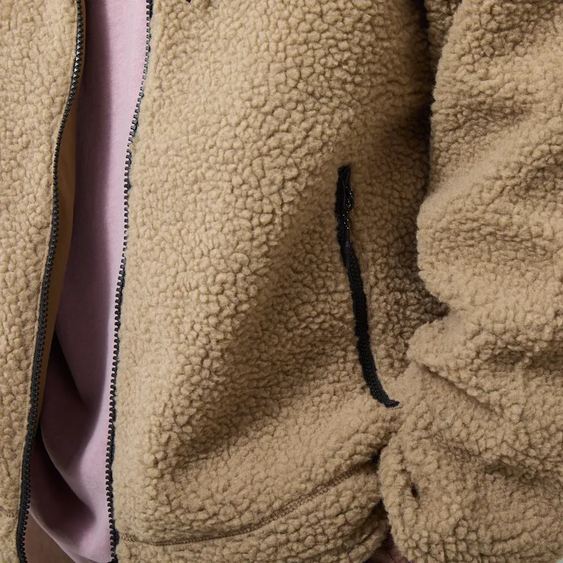 Gramicci Reversible Sherpa Jacket Beige Tan-10