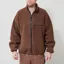 Gramicci Reversible Sherpa Jacket Dark Brown Black