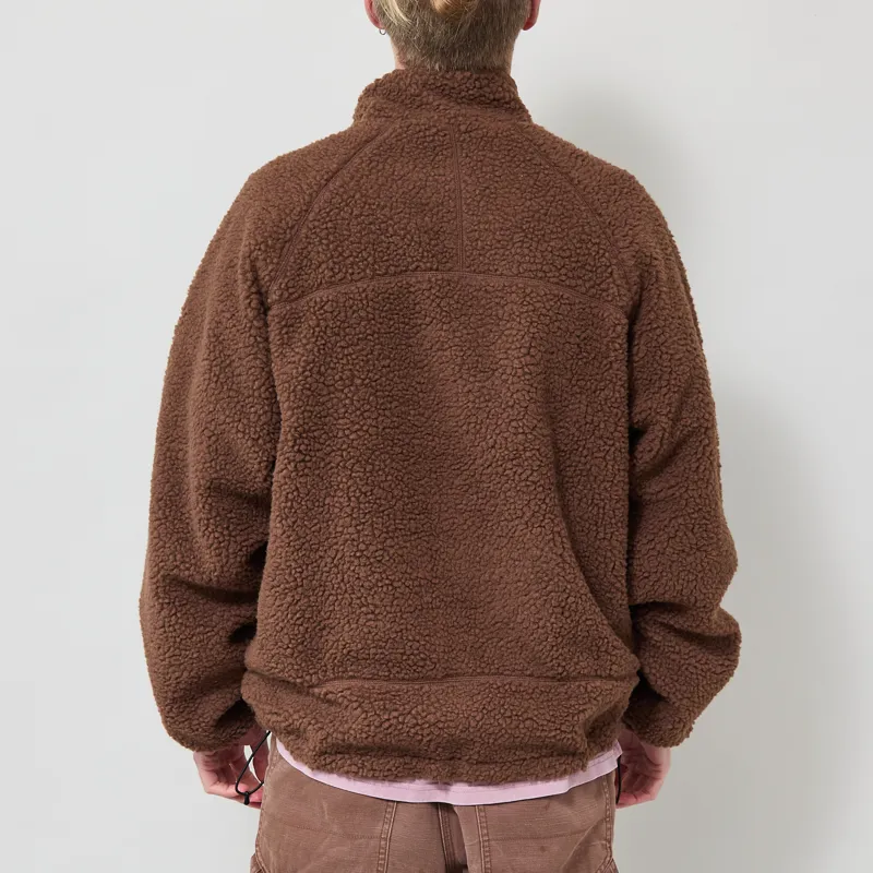 Gramicci Reversible Sherpa Jacket Dark Brown Black-4