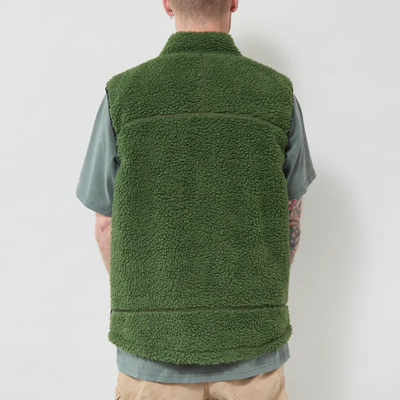 Gramicci Reversible Sherpa Vest Olive Navy-4
