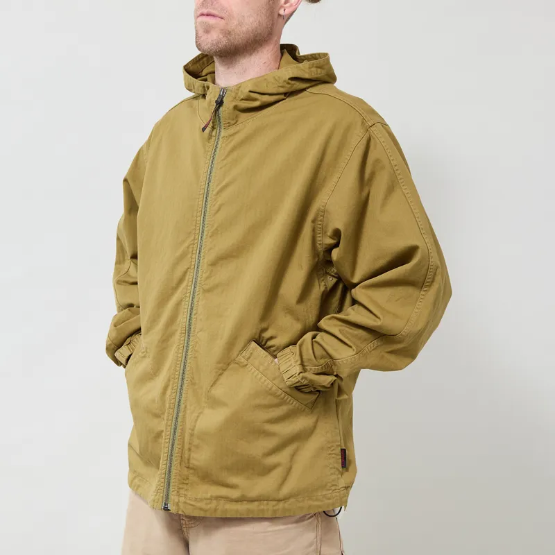 Gramicci Herringbone Hooded Jacket Olive Drab-1