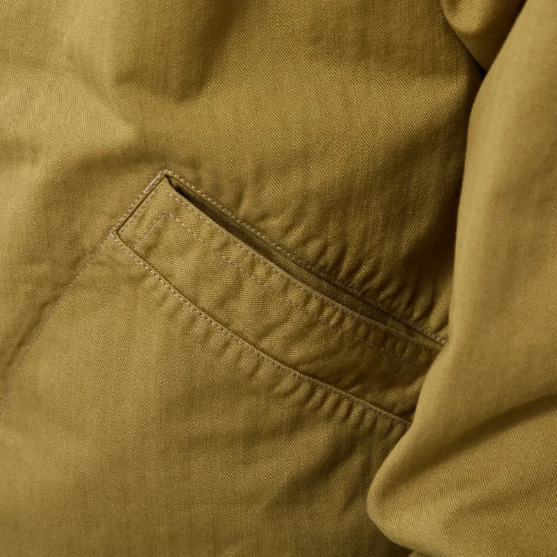 Gramicci Herringbone Hooded Jacket Olive Drab-4