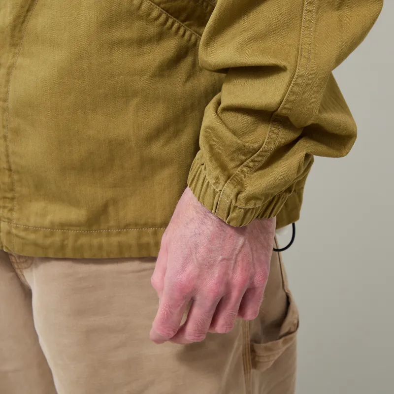 Gramicci Herringbone Hooded Jacket Olive Drab-5