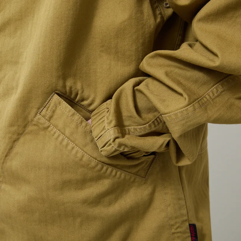 Gramicci Herringbone Hooded Jacket Olive Drab-6