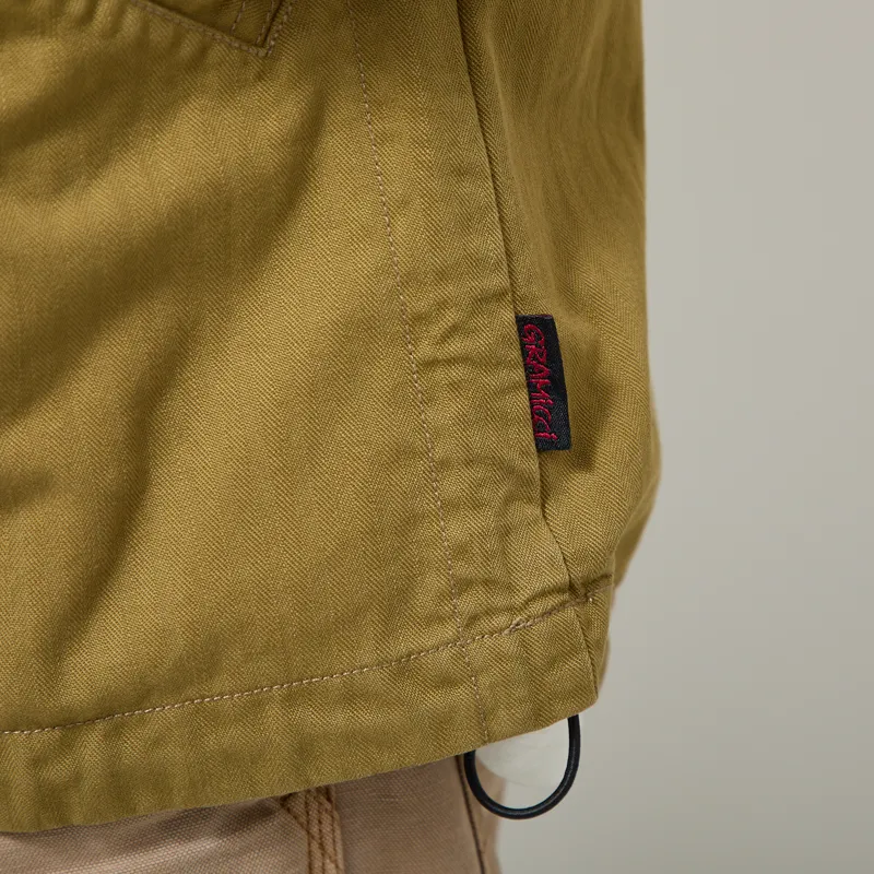 Gramicci Herringbone Hooded Jacket Olive Drab-7