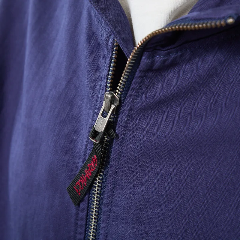 Gramicci Herringbone Hooded Jacket Navy-4