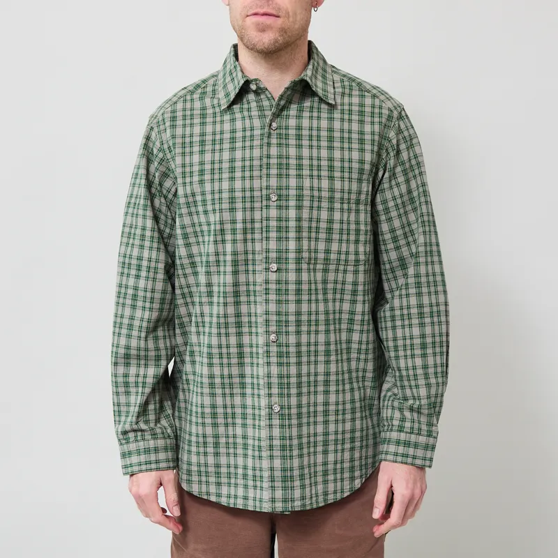 Gramicci Heavyweight Checkered Shirt Forest