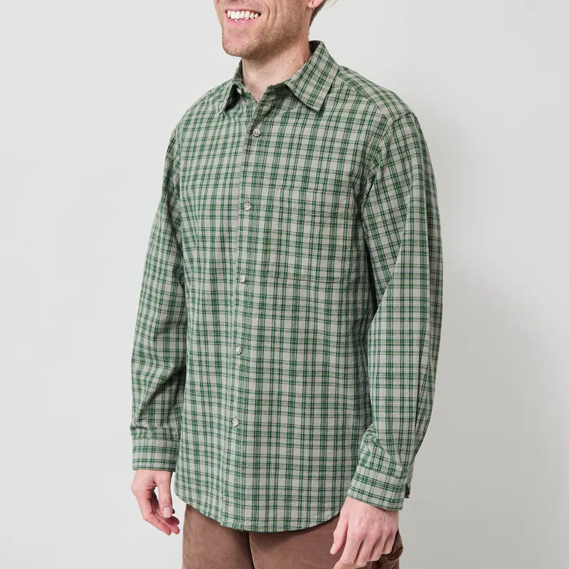 Gramicci Heavyweight Checkered Shirt Forest-1