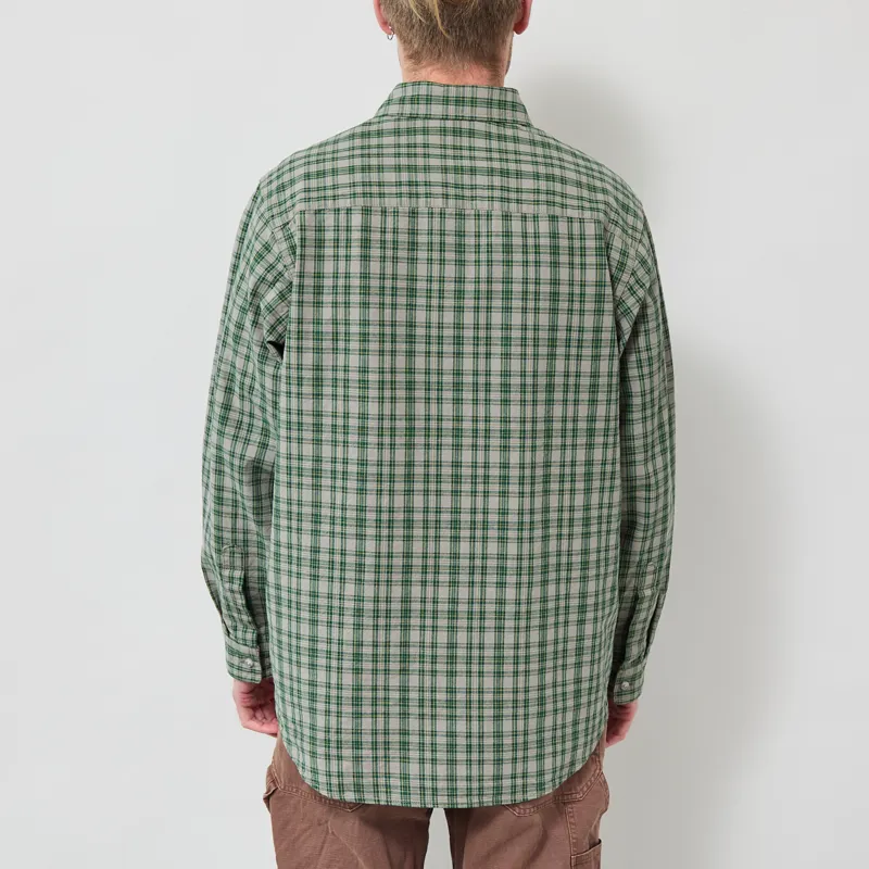 Gramicci Heavyweight Checkered Shirt Forest-2