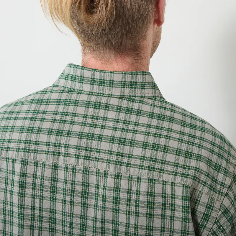 Gramicci Heavyweight Checkered Shirt Forest-3