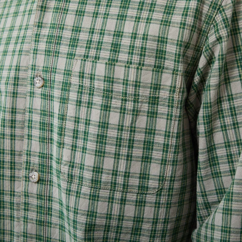 Gramicci Heavyweight Checkered Shirt Forest-8