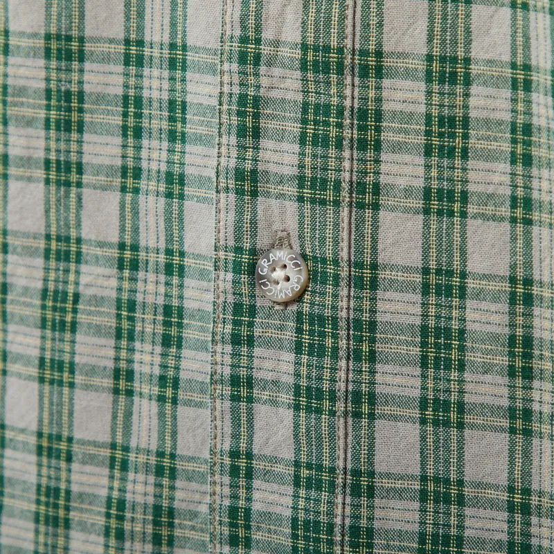 Gramicci Heavyweight Checkered Shirt Forest-9