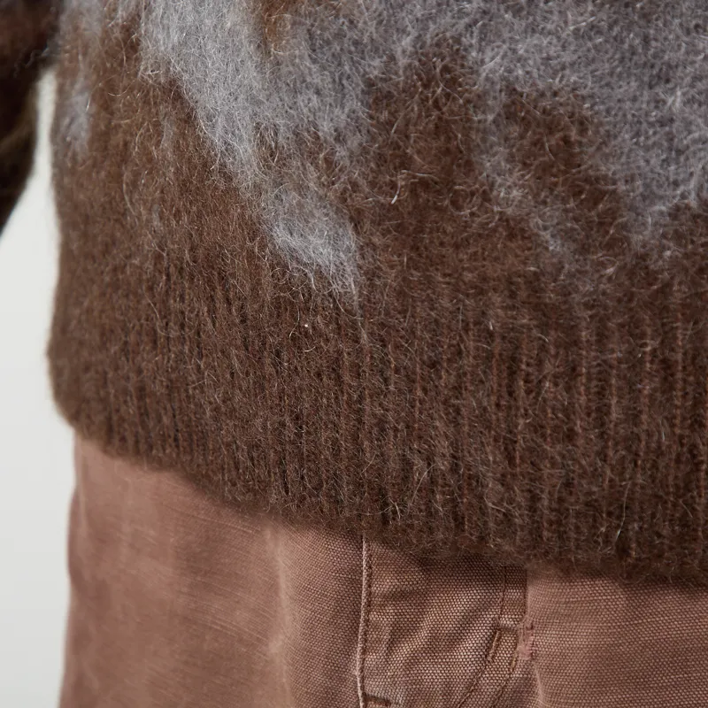 Gramicci Mohair Splatter Sweater Slate Splatter-7