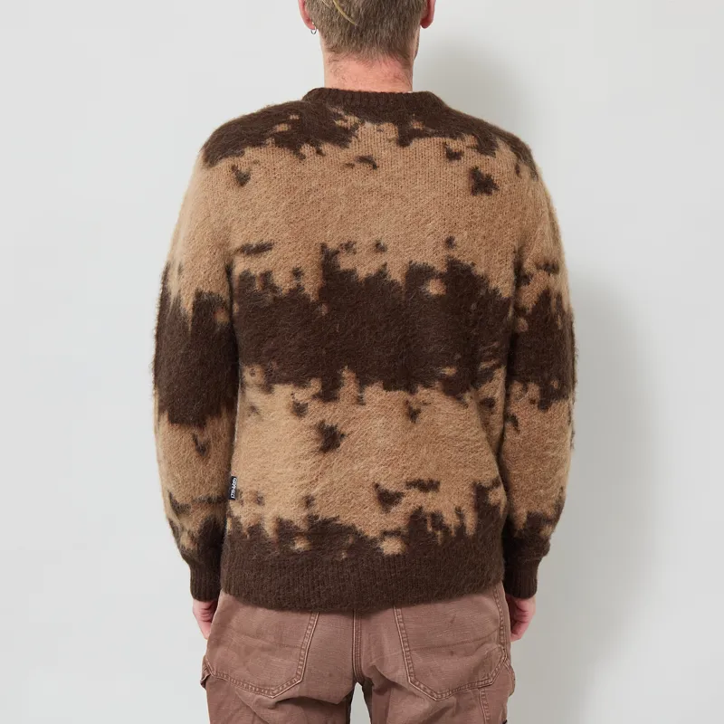 Gramicci Mohair Splatter Sweater Taupe Splatter-3