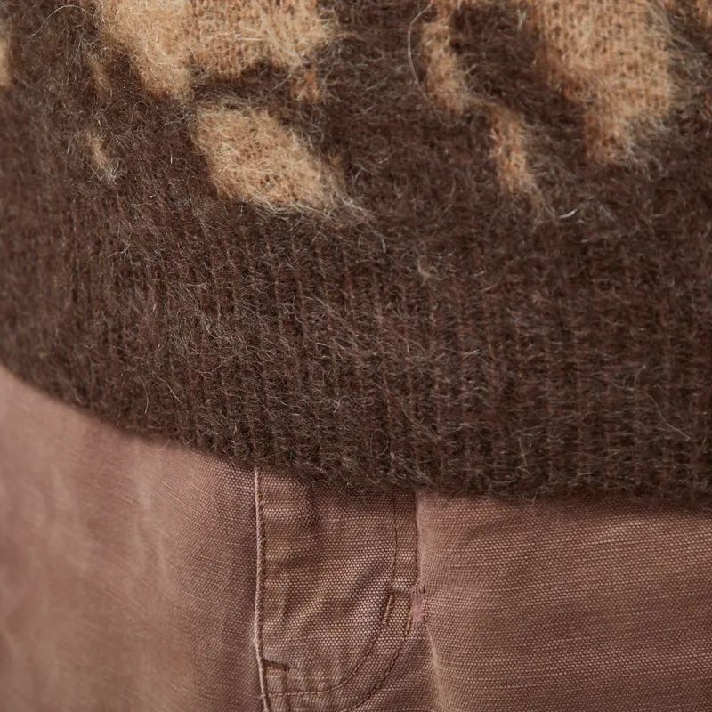 Gramicci Mohair Splatter Sweater Taupe Splatter-7