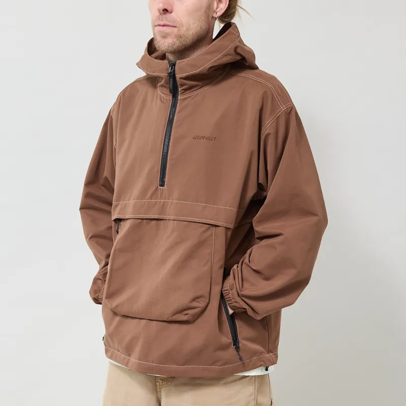 Gramicci WR Anorak Deep Brown-1