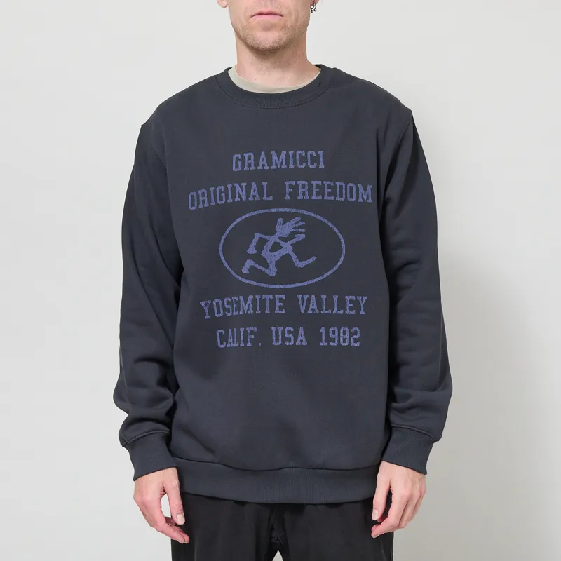 Gramicci Yosemite Valley Sweat Vintage Black
