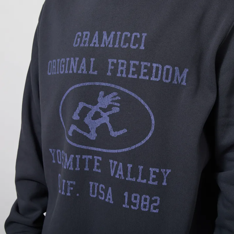 Gramicci Yosemite Valley Sweat Vintage Black-5