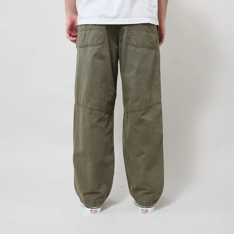 Gramicci Hemp Canvas Double Knee Pants Burnt Olive Pigment-2