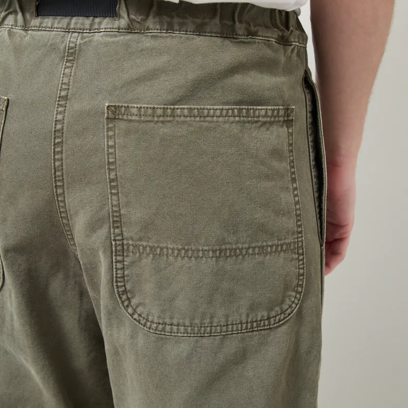 Gramicci Hemp Canvas Double Knee Pants Burnt Olive Pigment-8