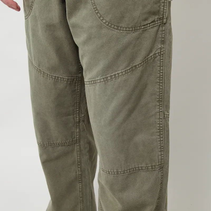 Gramicci Hemp Canvas Double Knee Pants Burnt Olive Pigment-9