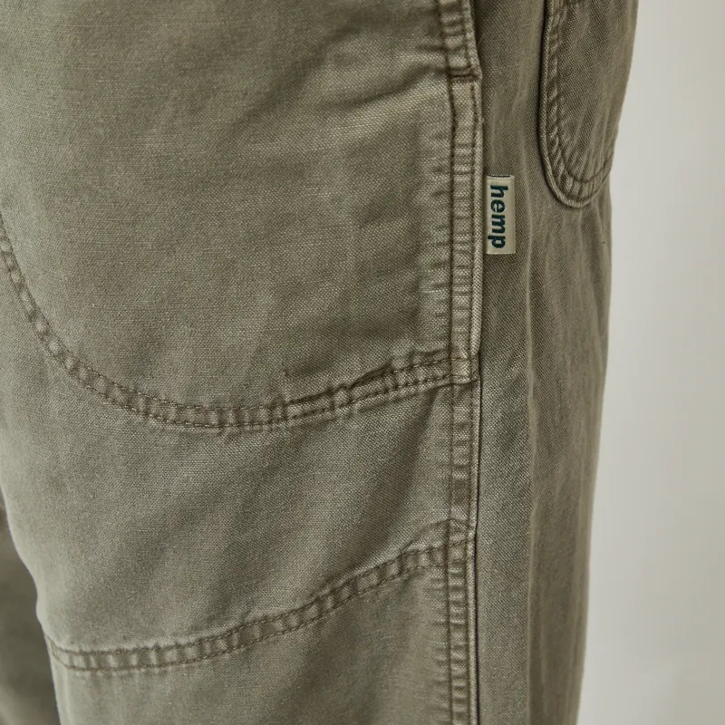 Gramicci Hemp Canvas Double Knee Pants Burnt Olive Pigment-10