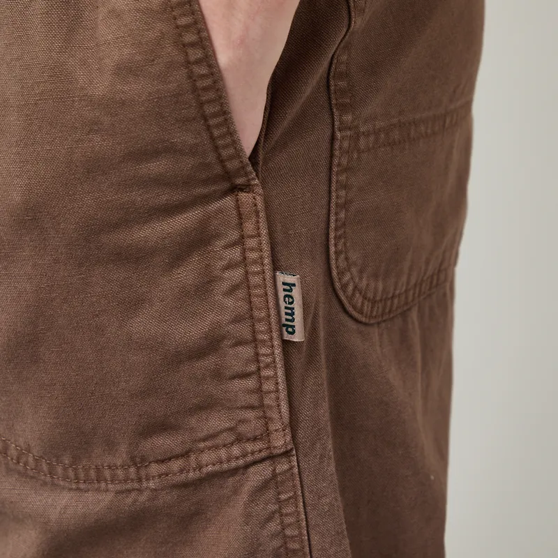 Gramicci Hemp Canvas Double Knee Pants Desert Palm Pigment-6