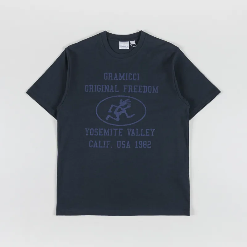Gramicci Yosemite Valley T Shirt Vintage Black