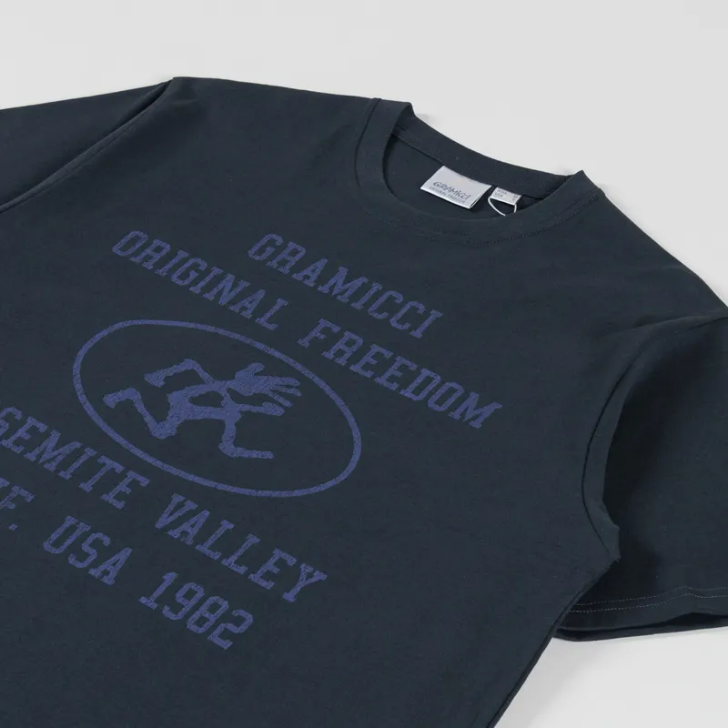 Gramicci Yosemite Valley T Shirt Vintage Black-1