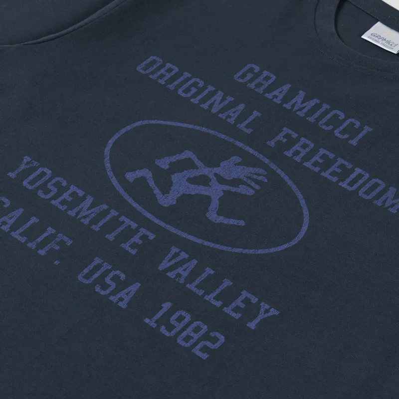 Gramicci Yosemite Valley T Shirt Vintage Black-2