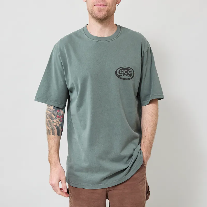Gramicci GCE T Shirt Sage Pigment-2