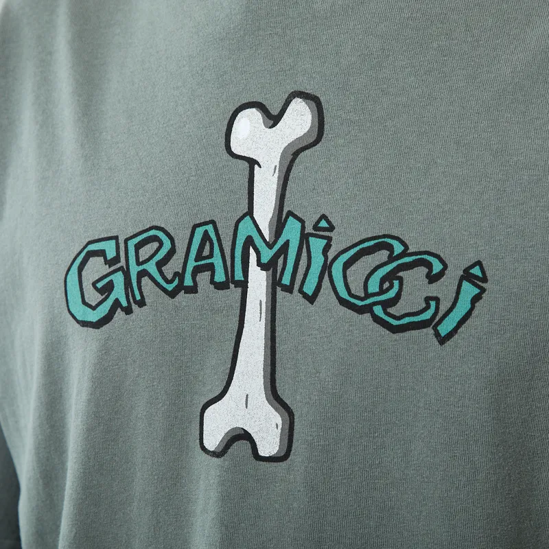 Gramicci Bone T Shirt Sage Pigment-4