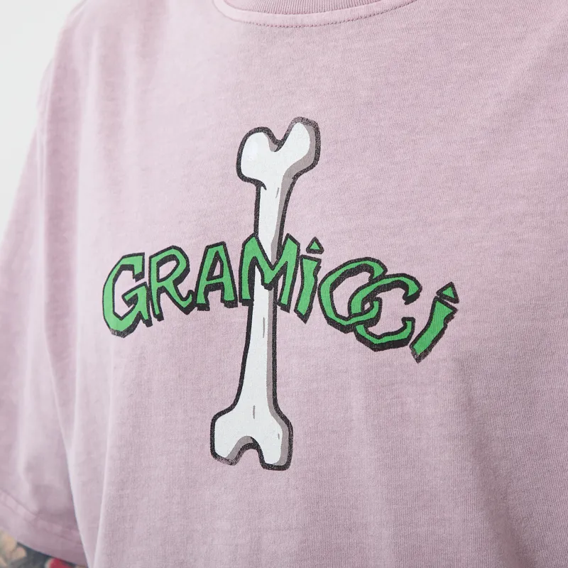 Gramicci Bone T Shirt Lilac Pigment-4