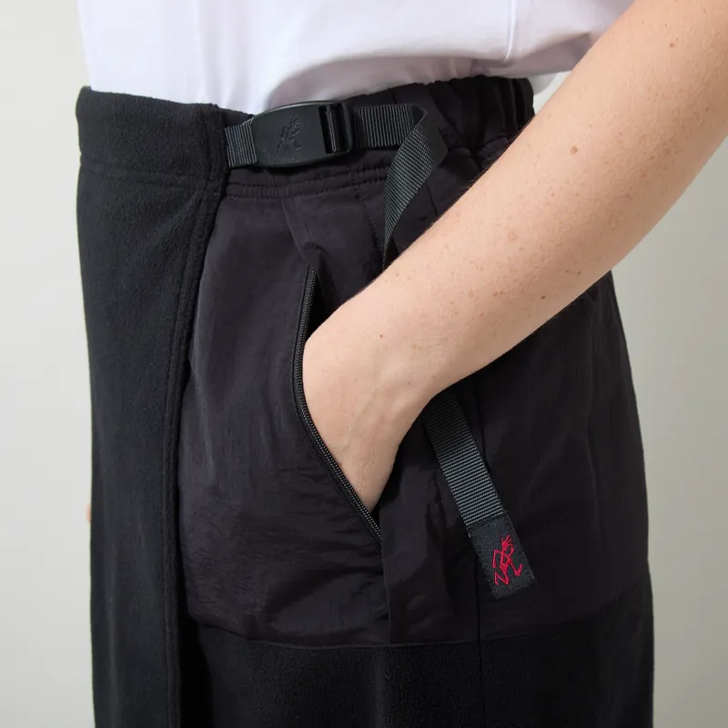 Gramicci Womens Thermal Fleece Skirt Black-7