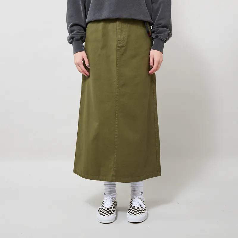 Gramicci Womens 5-Pocket Skirt Olive