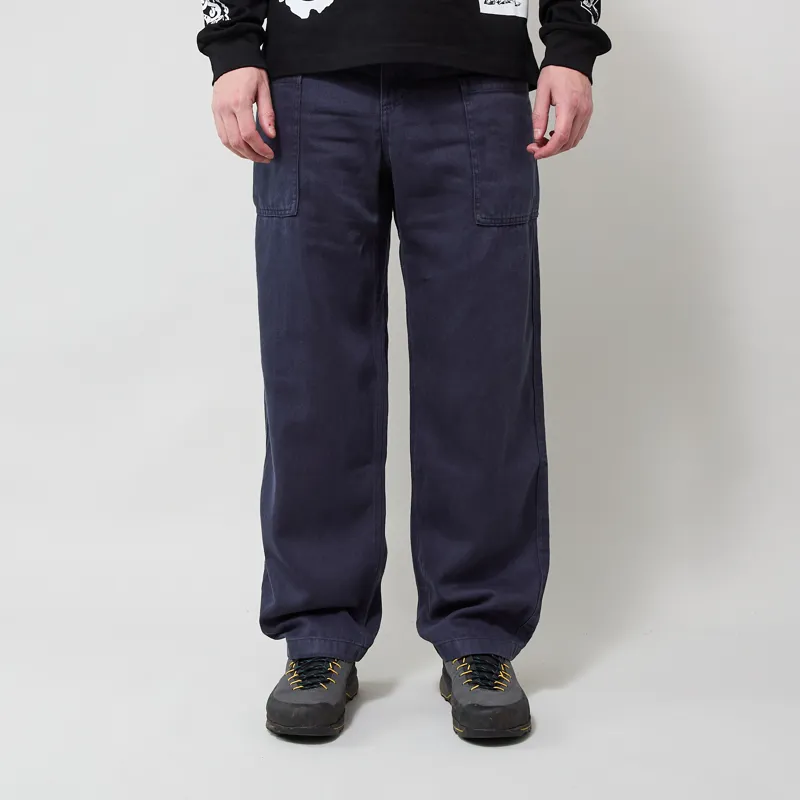 Gramicci Hemp Relaxed Pants Deep Blue