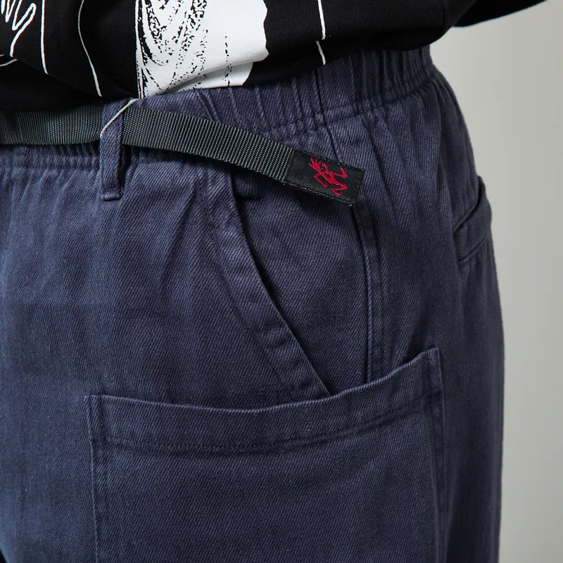 Gramicci Hemp Relaxed Pants Deep Blue-4