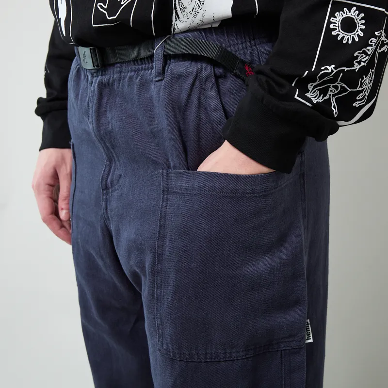 Gramicci Hemp Relaxed Pants Deep Blue-8