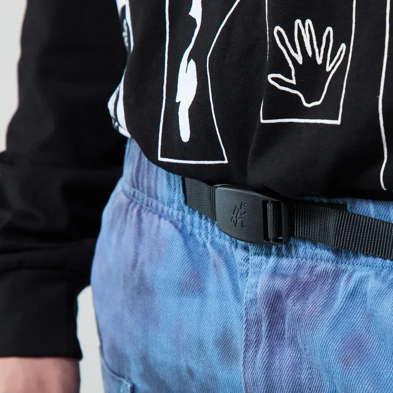 Gramicci Hemp Relaxed Pants Tie Dye Blue-3