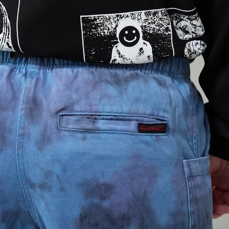 Gramicci Hemp Relaxed Pants Tie Dye Blue-9