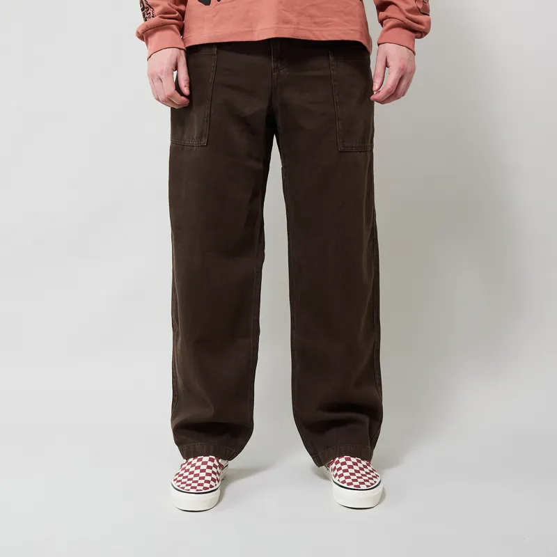 Gramicci Hemp Relaxed Pants Earth