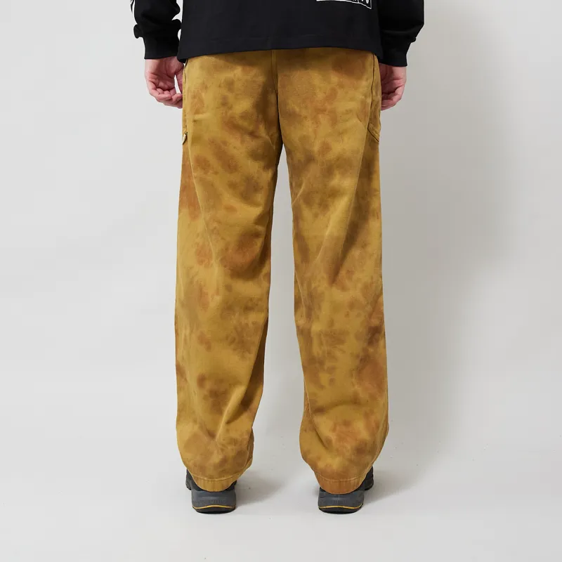 Gramicci Hemp Relaxed Pants Tie Dye Brown-2