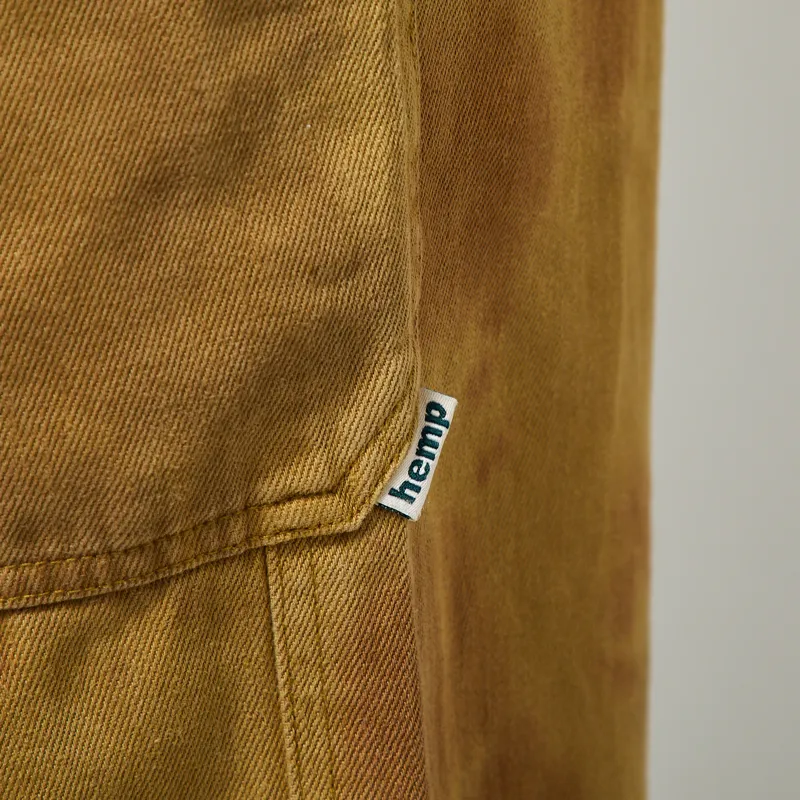 Gramicci Hemp Relaxed Pants Tie Dye Brown-8