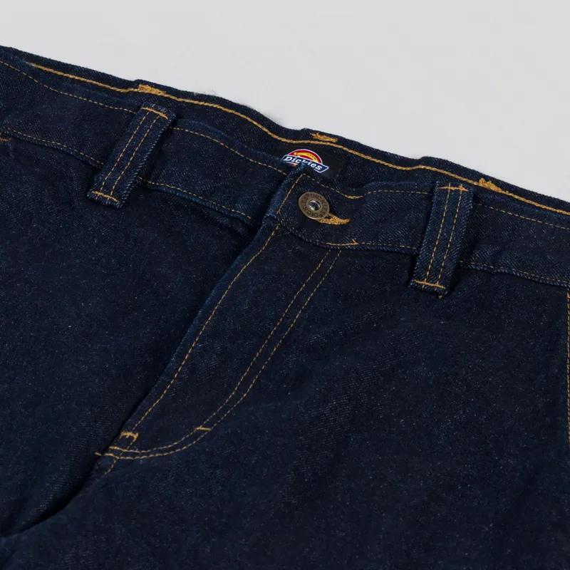 Dickies Madison Baggy Tapered Jeans Rinsed-8