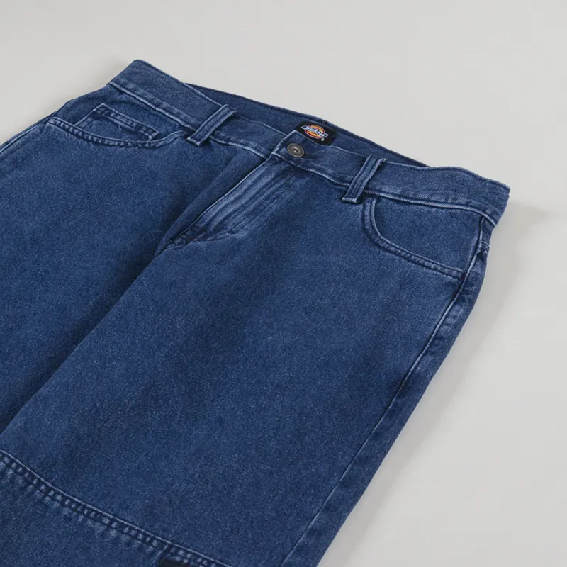 Dickies Double Knee Denim Pant Classic Blue-4