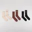 Dickies 3 Pairs Valley Grove Socks Cappuccino