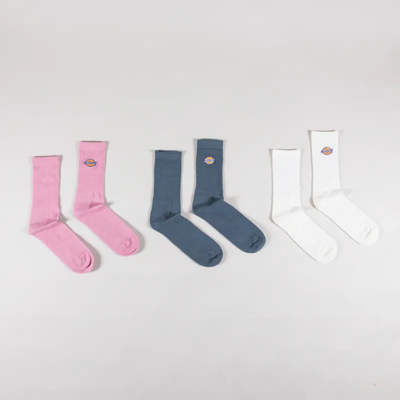 Dickies 3 Pairs Valley Grove Socks Lilas