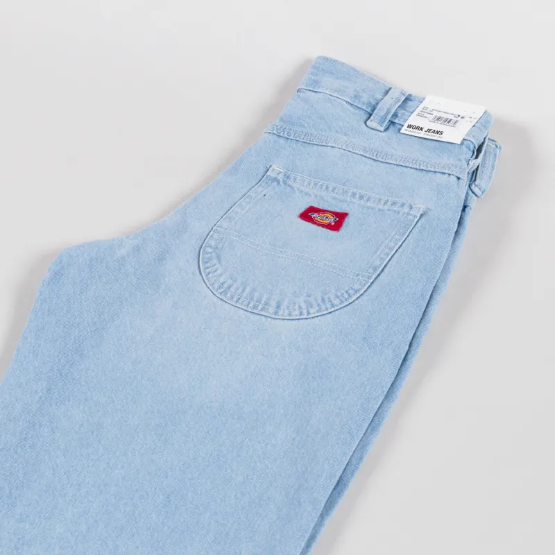 Dickies 954 Relaxed Straight Work Jeans Fog Blue-3